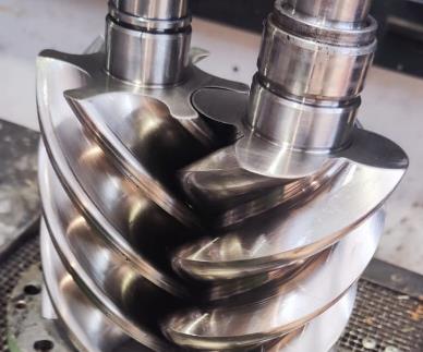 Rotor helicoidal mecanizado — Servicios RC