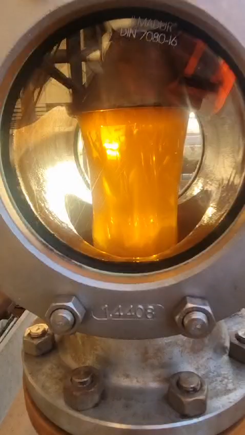 Inspección visual aceite térmico en circuito