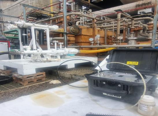 Diagnóstico de flushing en planta turbogenerador