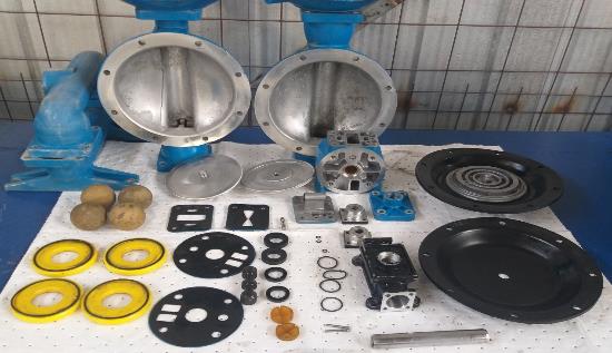 Reparación bomba diafragma doble — taller RC