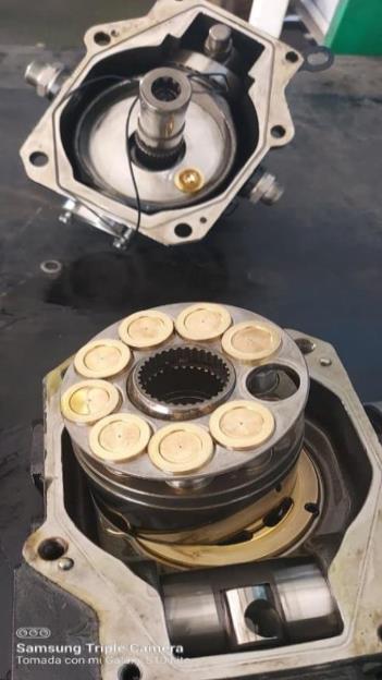 Motor oleohidráulico abierto — inspección interna