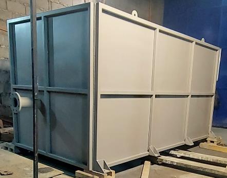 Fabricación de estanque metálico — taller RC