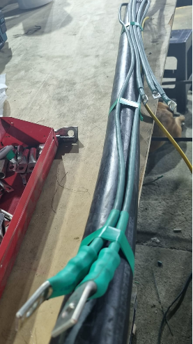 Cableado a tierra — terminales en instalación