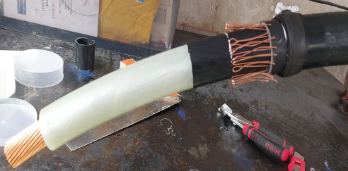 Empalme de cable de alta potencia