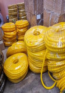 Guardacables espiral — stock amarillo